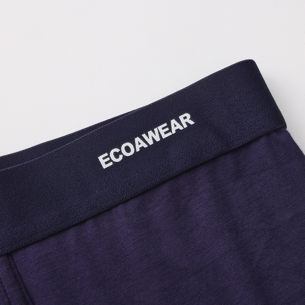 EcoaWear® Klassiska bambu kalsonger med längre ben och ficka