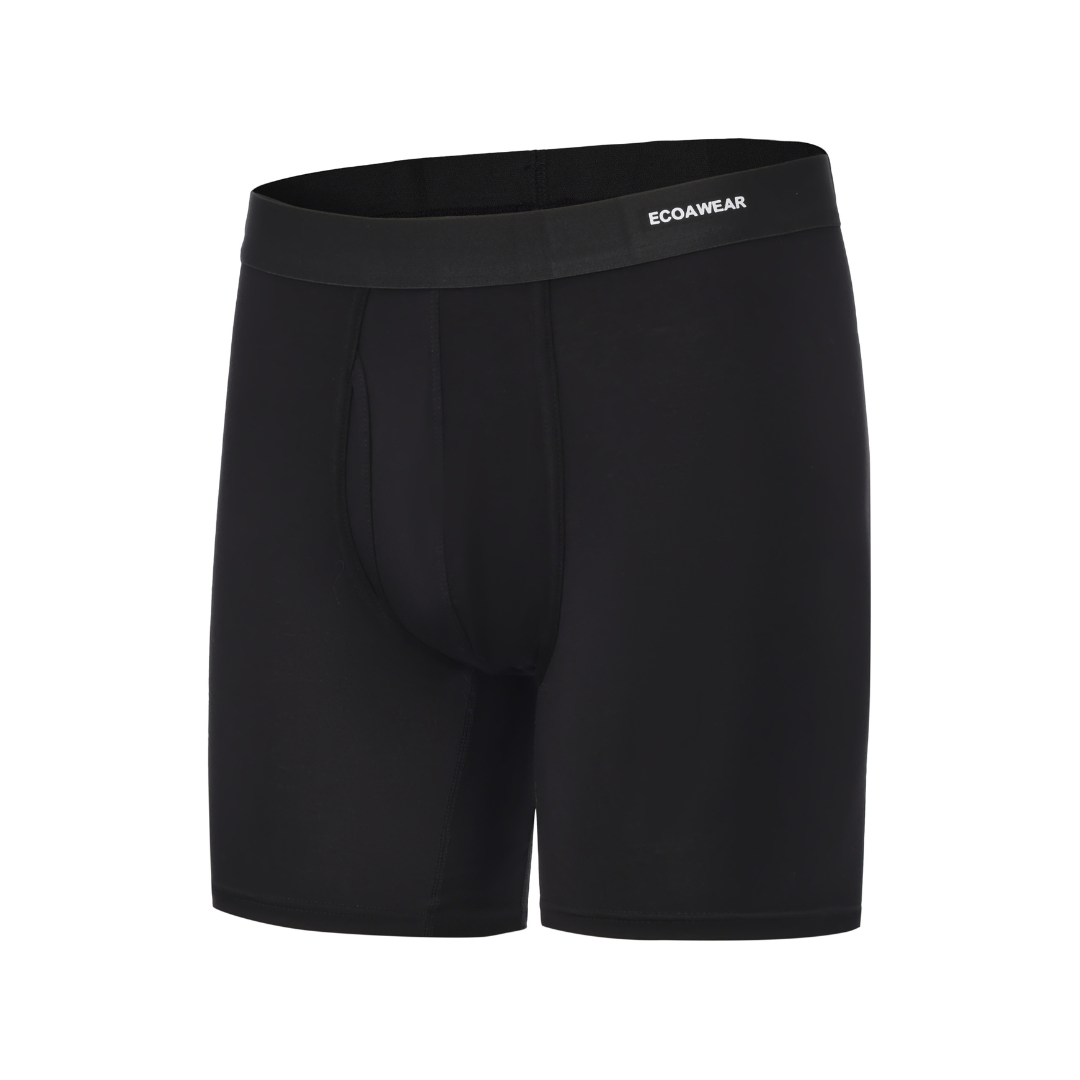 EcoaWear® Klassiska bambu kalsonger med längre ben och ficka