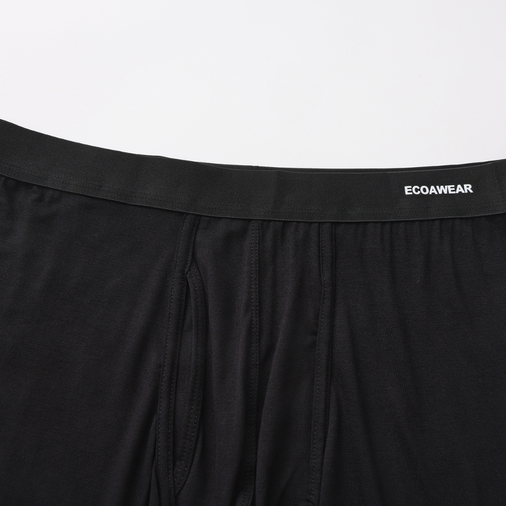 EcoaWear® Klassiska bambu kalsonger med längre ben och ficka