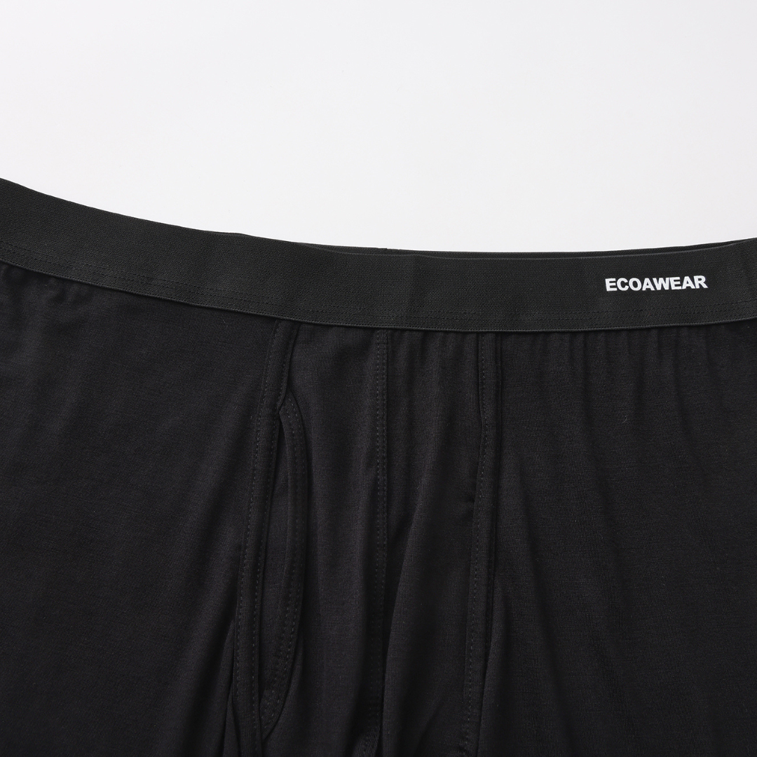 EcoaWear® Klassiska bambu kalsonger med längre ben och ficka