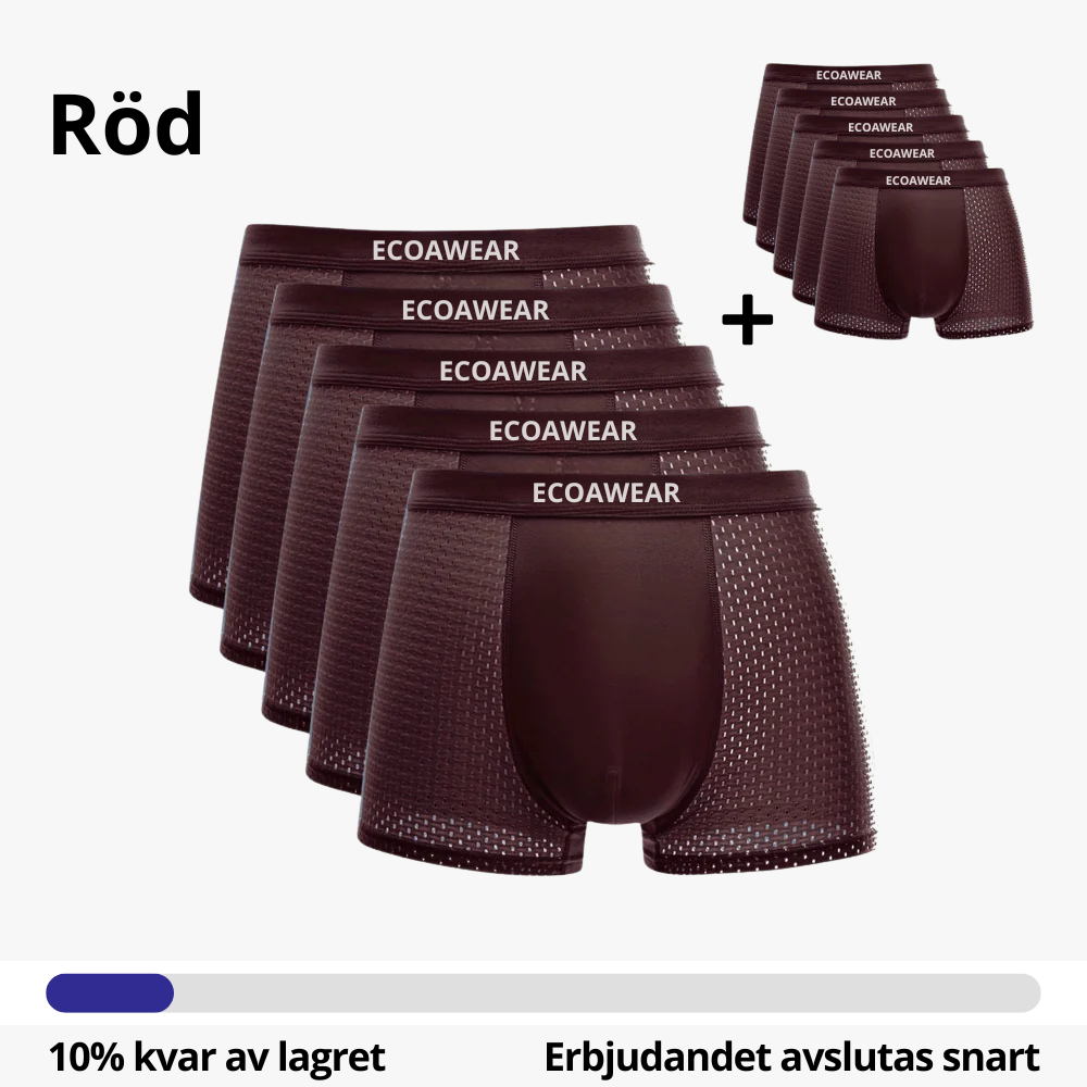 EcoaWear® Bambu Boxers 5-pack Grå | Få 5 Extra GRATIS