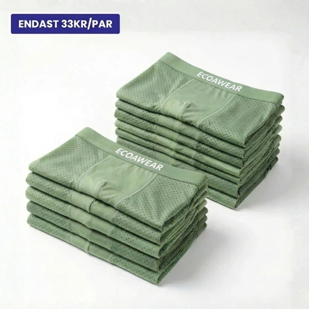 EcoaWear® Bambuboxers Sommarfärger 5-Pack | Få 7 extra GRATIS