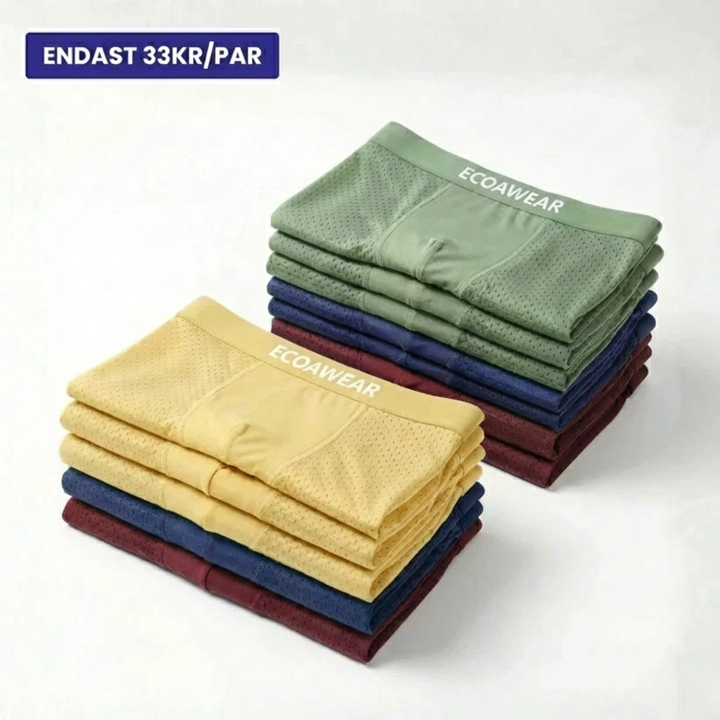 EcoaWear® Bambuboxers Sommarfärger 5-Pack | Få 7 extra GRATIS