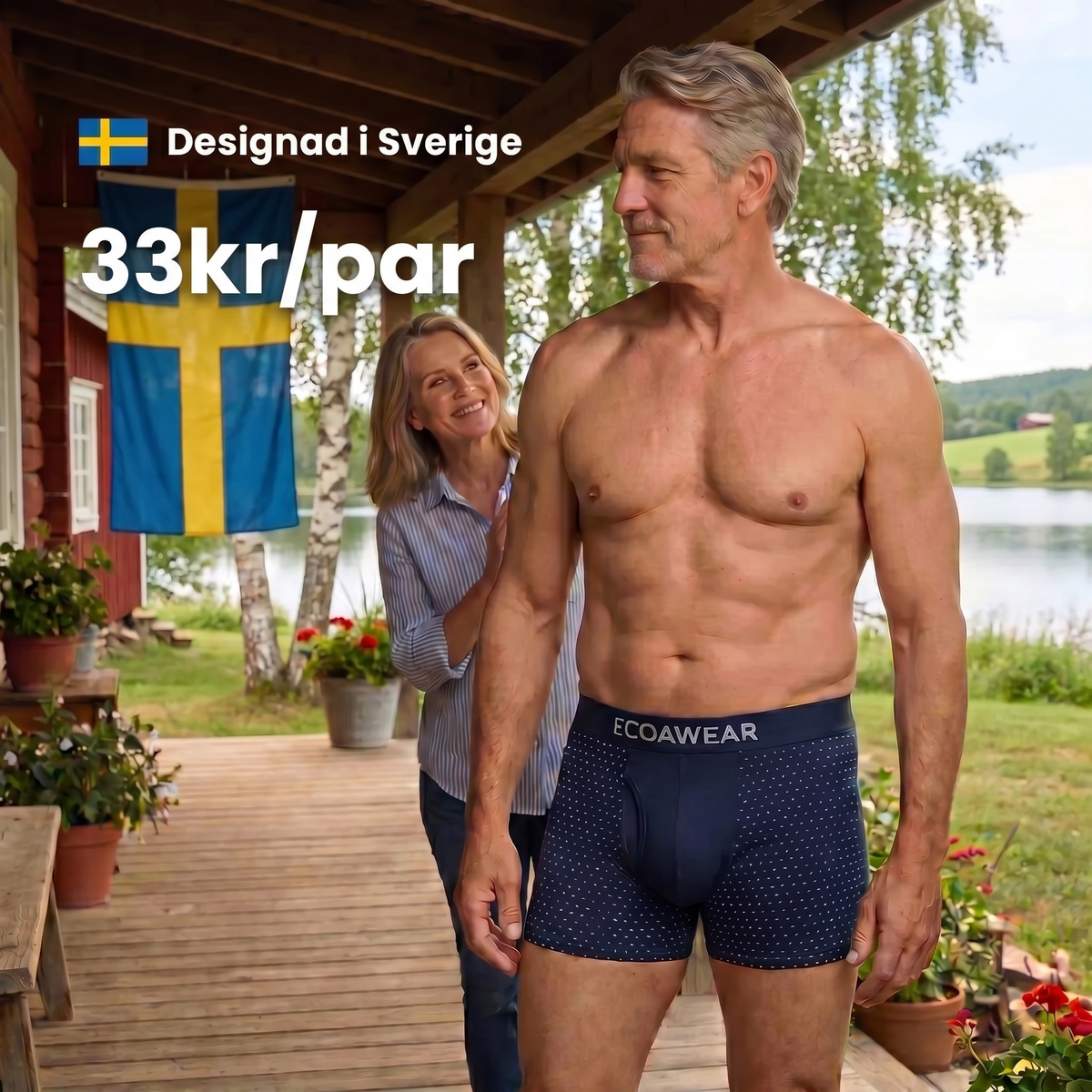 EcoaWear® Bambuboxers 5-Pack | Få 10 extra GRATIS